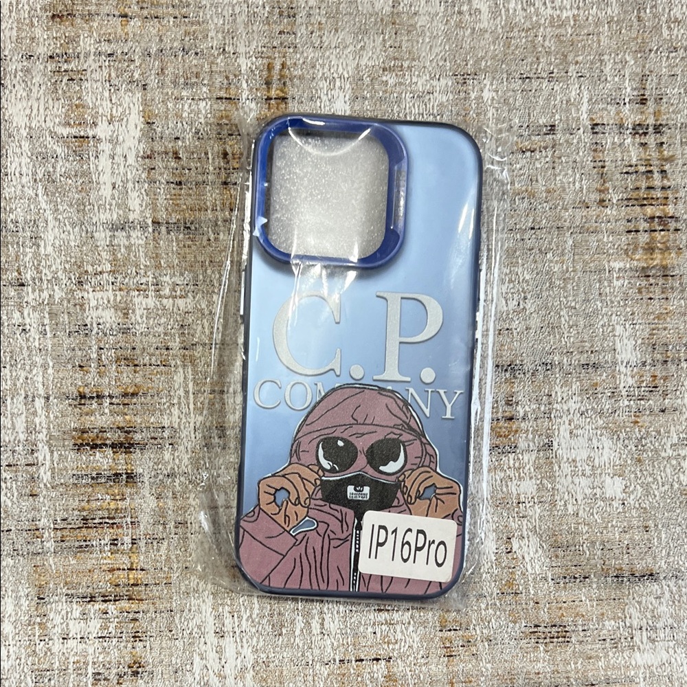 iPhone 16 pro blue and pink phone case